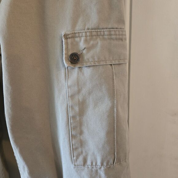 Vintage 90s Y2K L.E.I. Juniors Size 3 Tan Khaki Surplus Cargo Pants Made In USA - Picture 9 of 11